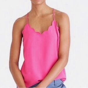 J crew scalloped cami/tank